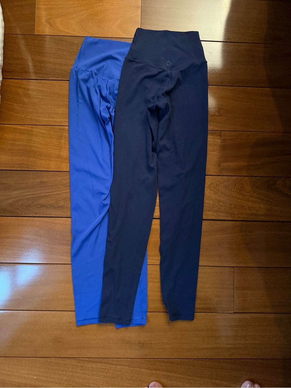 Aerie High-Waist Active Leggings - Blue & Navy